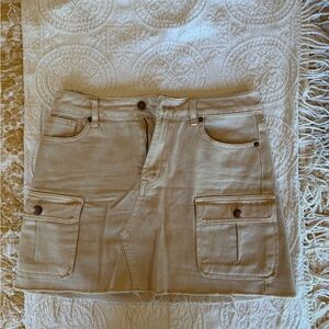 Blu Pepper Beige Button-Up Jacket